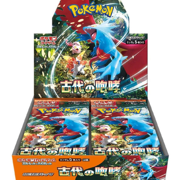 Pokemon Card Game Scarlet & Violet Booster Pack Ancient Roar BOX sv4K Japanese