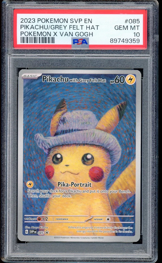Pikachu Van Gogh #085 English (PSA10)