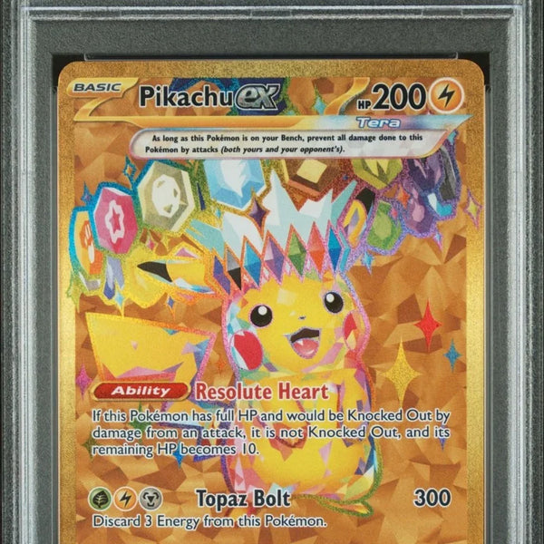 Pikachu Gold Hyper Rare ex #247 English (PSA10)