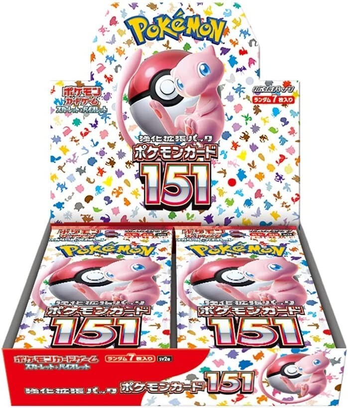 Pokemon Karten Karmesin & Purpur Pokemon Karte 151 Booster Box sv2a versiegelt Japanisch